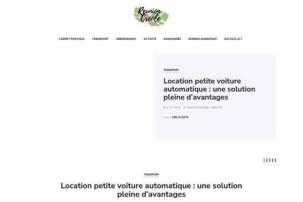 GuCherry Blog theme site design template sample