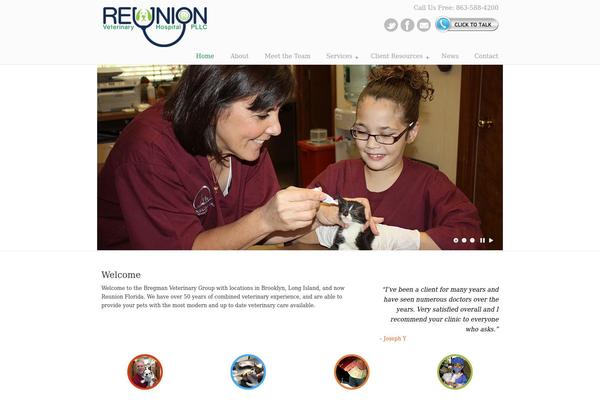 reunionvethospital.com site used uDesign