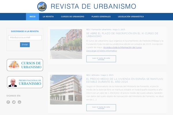 reurbanismo.com site used Blueprint Theme