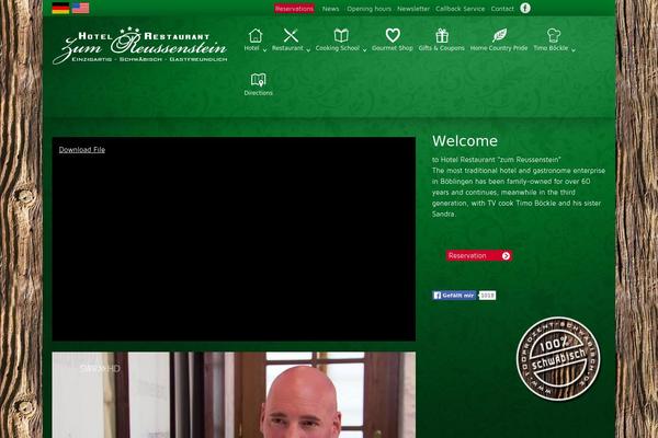 Celestino theme site design template sample