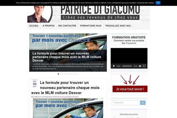 Wpserveur theme site design template sample