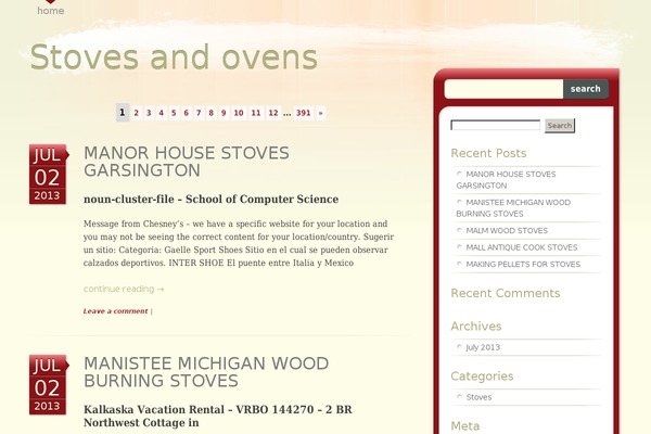 Bloggable theme site design template sample