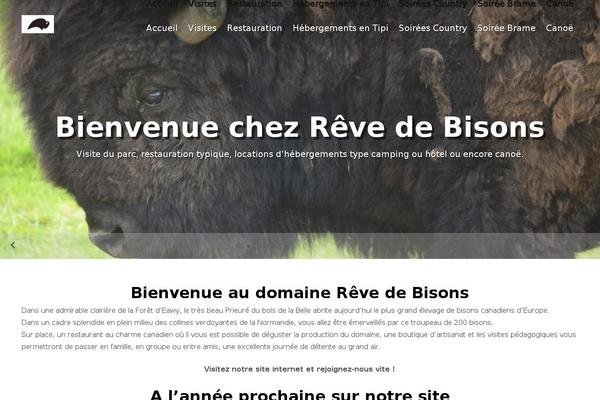 revedebisons.com site used Rise_pro