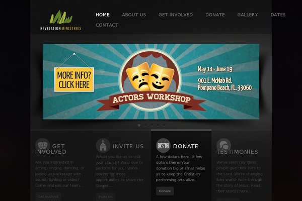 Cadenza theme site design template sample