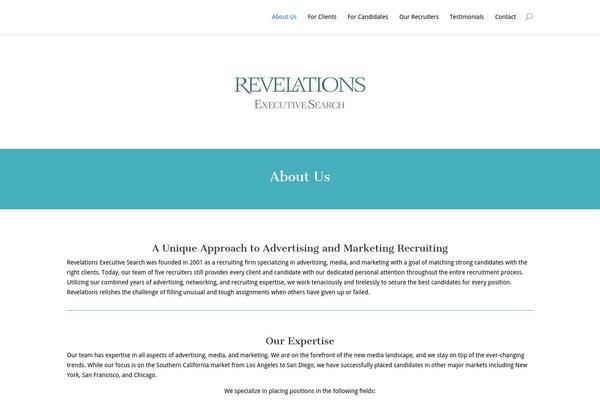 Divi theme site design template sample