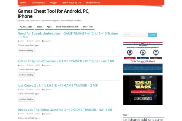 Site using iFeature Slider plugin
