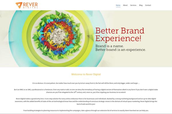 Dante theme site design template sample