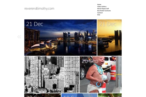 AutoFocus theme site design template sample