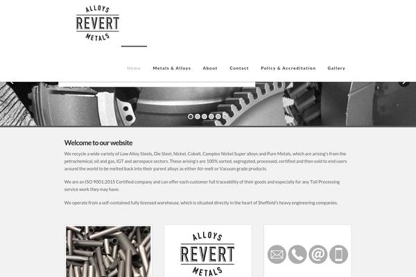 X Child theme site design template sample