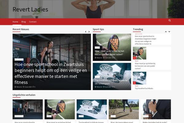 CoverNews theme site design template sample