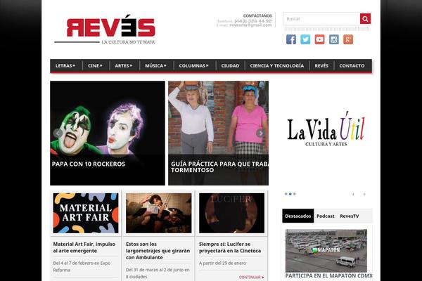 revesonline.com site used Goodlife-wp