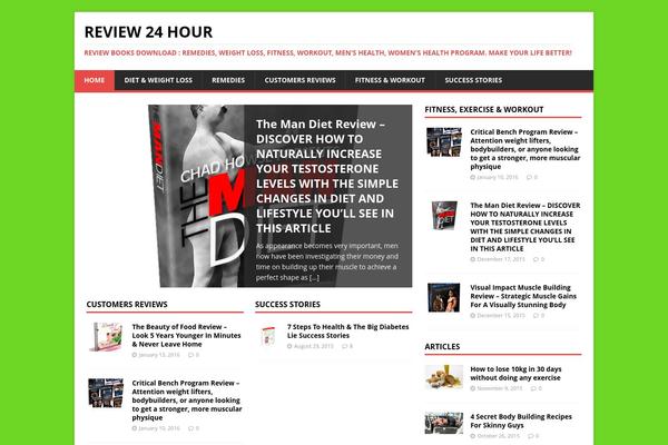 MH Magazine lite theme site design template sample