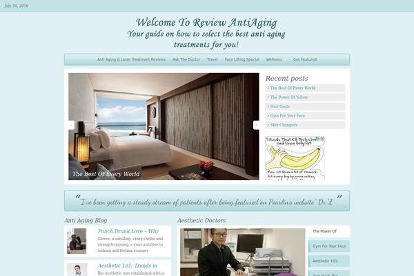 Organic_health_blue theme site design template sample