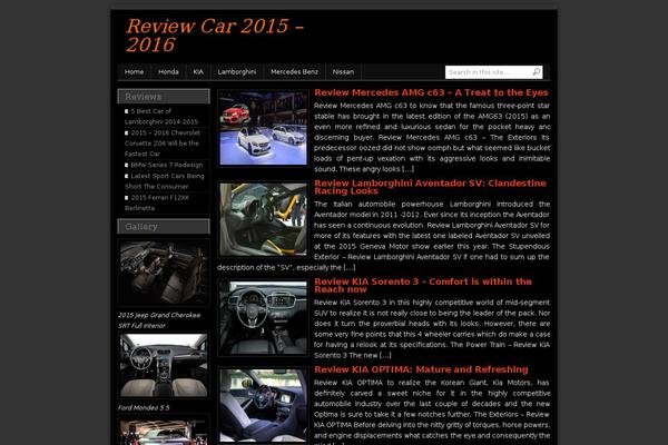 reviewcar2015.com site used ThemeGeblek