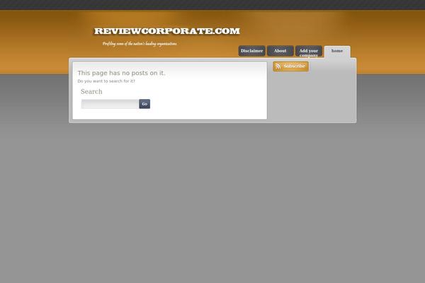 Home theme site design template sample