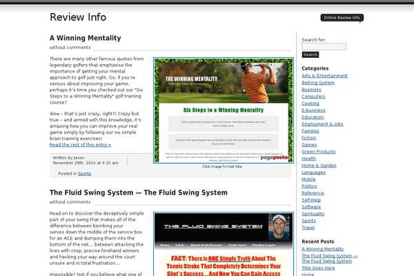 Site using Cb_goliath plugin