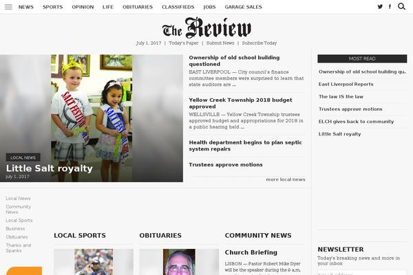 Corev2 theme site design template sample