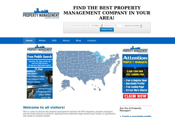 Directory theme site design template sample