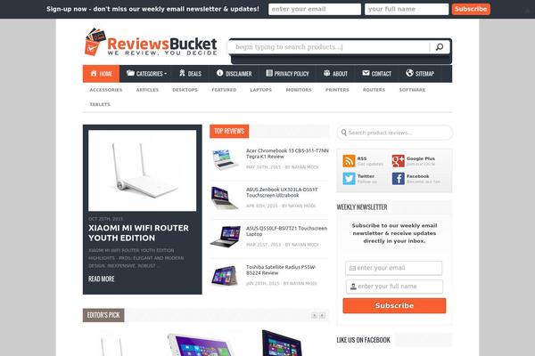 Site using MailChimp Top Bar plugin