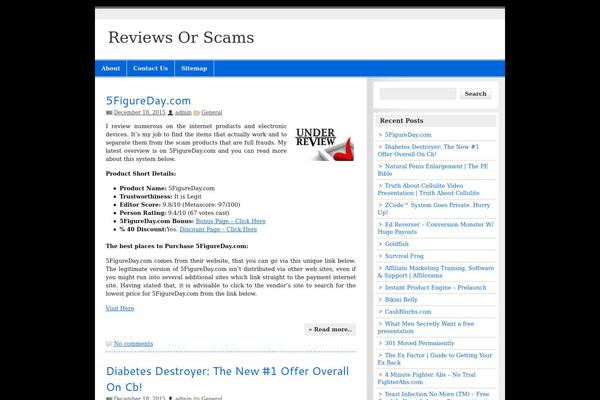 zeeMagazine theme site design template sample