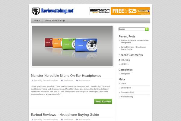 ReThink theme site design template sample