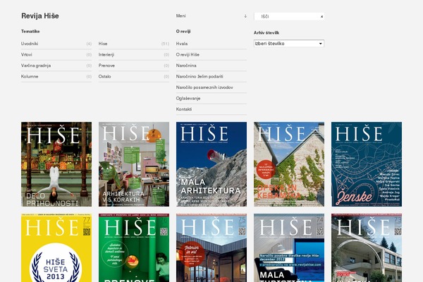 revijahise.com site used Grid-a-licious