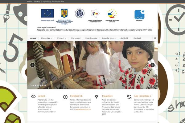 Project theme site design template sample