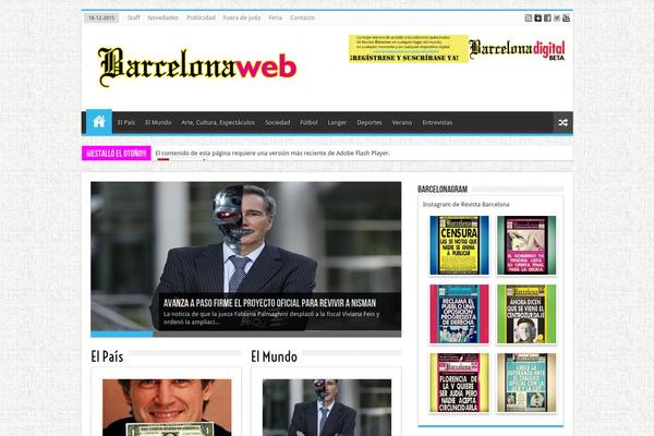 barcelona WordPress theme, websites list used barcelona theme barcelona theme websites examples