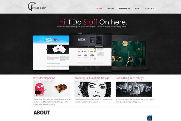 R theme site design template sample