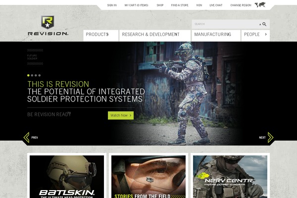 Revision theme site design template sample