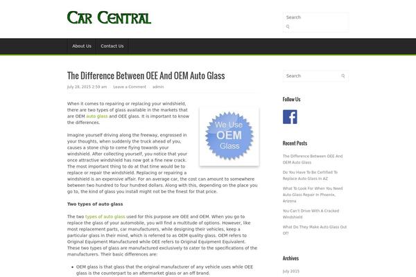 Chiron theme site design template sample
