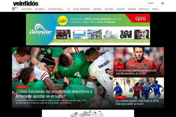 Site using Theia-post-slider plugin
