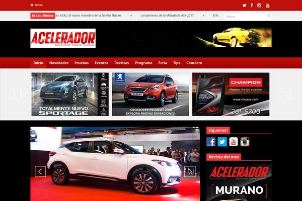 Discover theme site design template sample