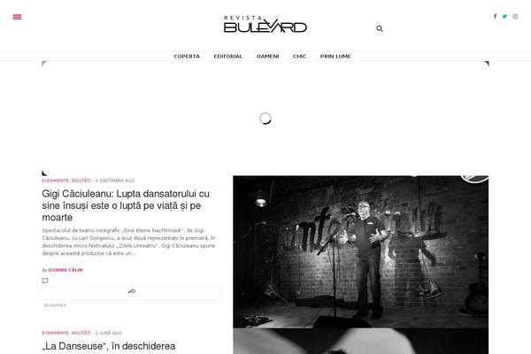 The Voux theme site design template sample