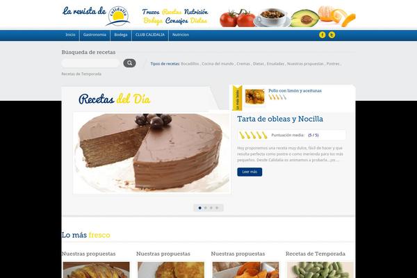 Food Recipes theme site design template sample