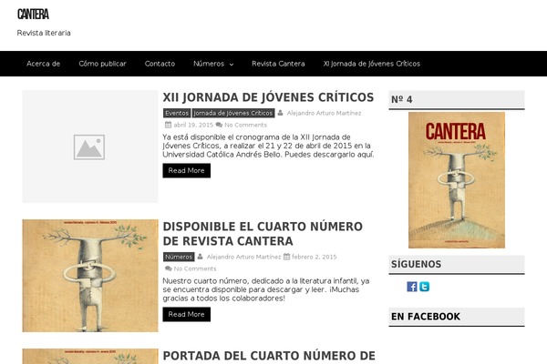 revistacantera.com site used Bold-photography