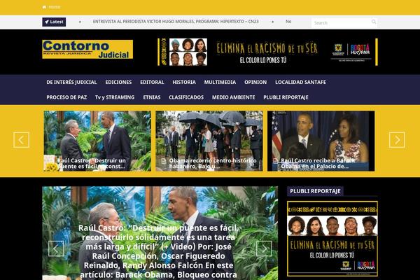 Discover theme site design template sample
