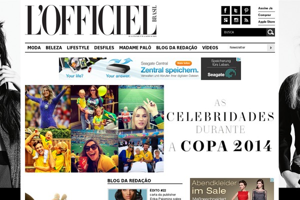 lofficiel theme websites examples
