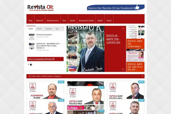 Site using Facebook Like Box plugin