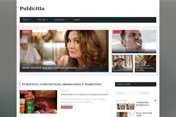 SmartMag theme site design template sample