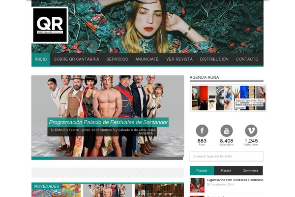 Jarida theme site design template sample