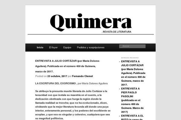 revistaquimera.com site used Neux
