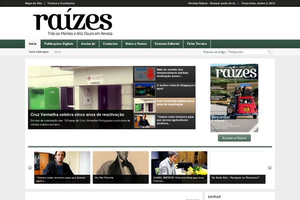 Local News theme site design template sample