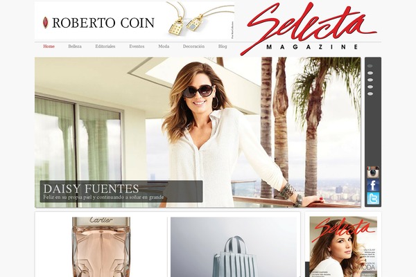 Selecta theme site design template sample