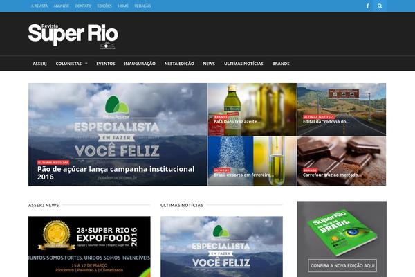 Noticia theme site design template sample