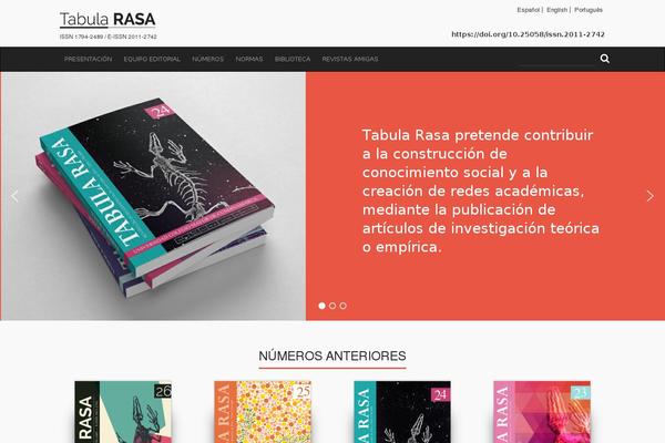 revistatabularasa.org site used Theme-wp-tr