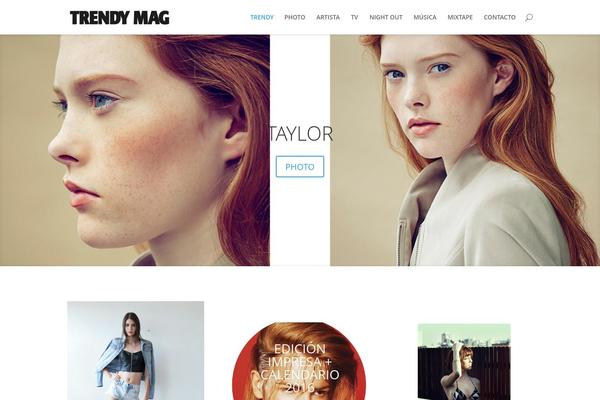 revistatrendy.co site used Divi-5