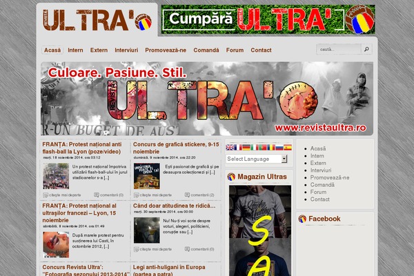 Ultra theme site design template sample
