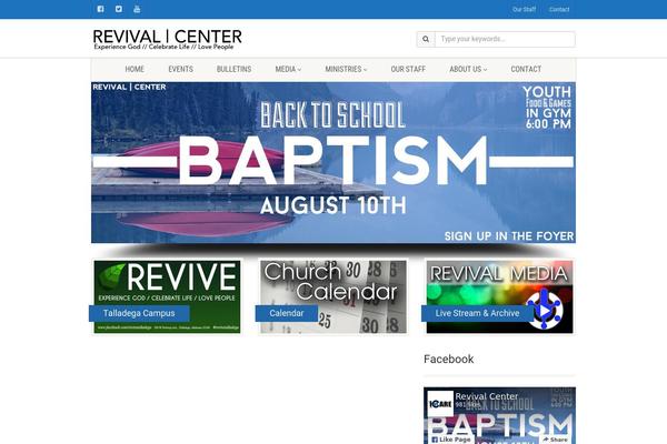 NativeChurch theme site design template sample