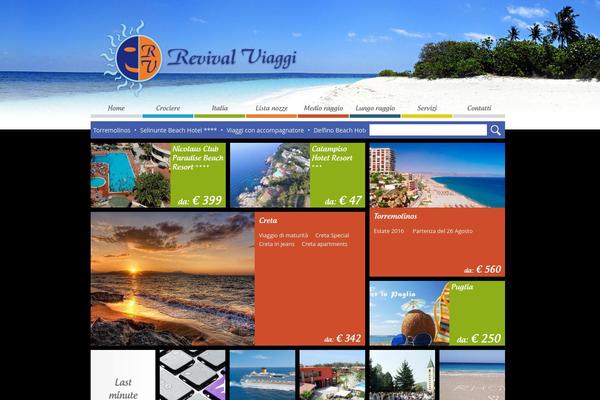 Revival theme site design template sample